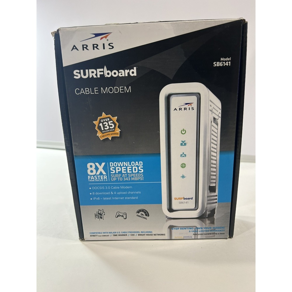 ARRIS SURFboard SB6141 Docsis 3.0 Cable Modem